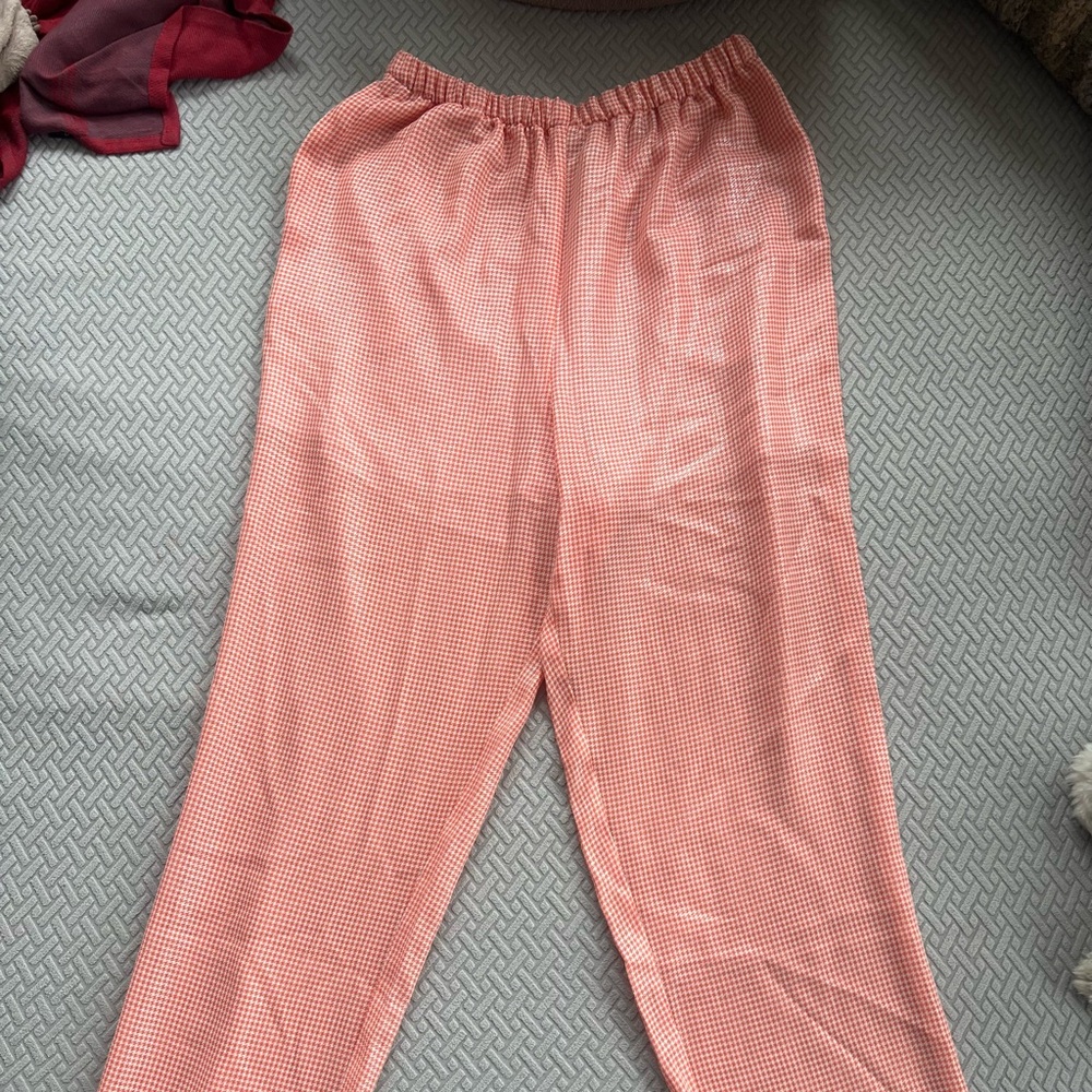 LPA Orange Checkered Pants